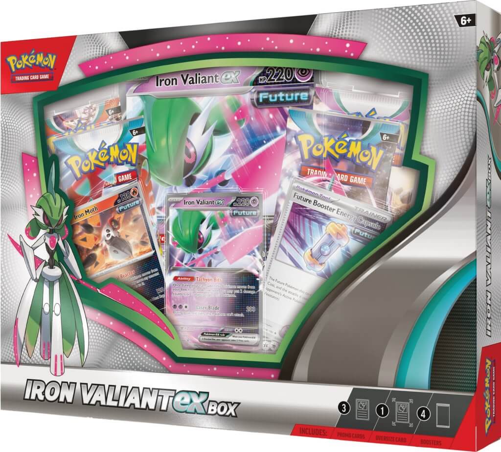 Pokemon TCG - Roaring Moon/Iron Valiant ex Box