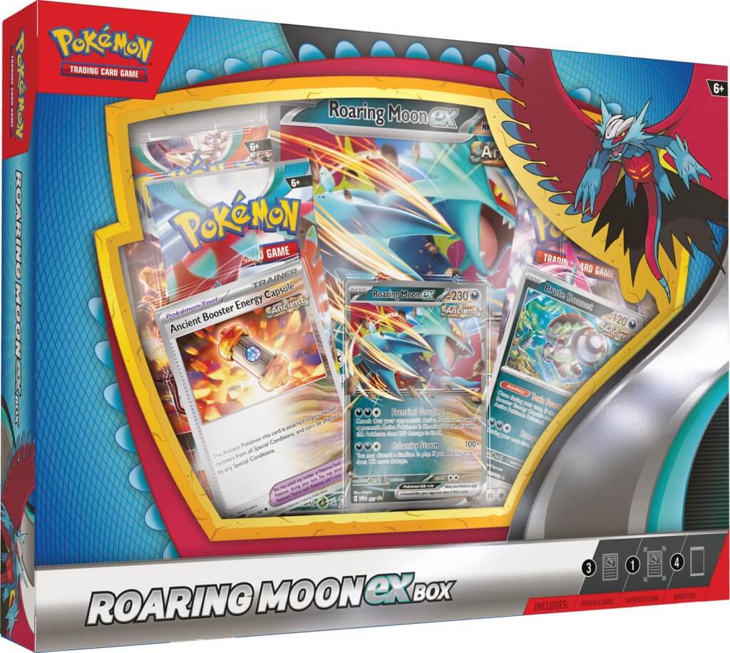 Pokemon TCG - Roaring Moon/Iron Valiant ex Box