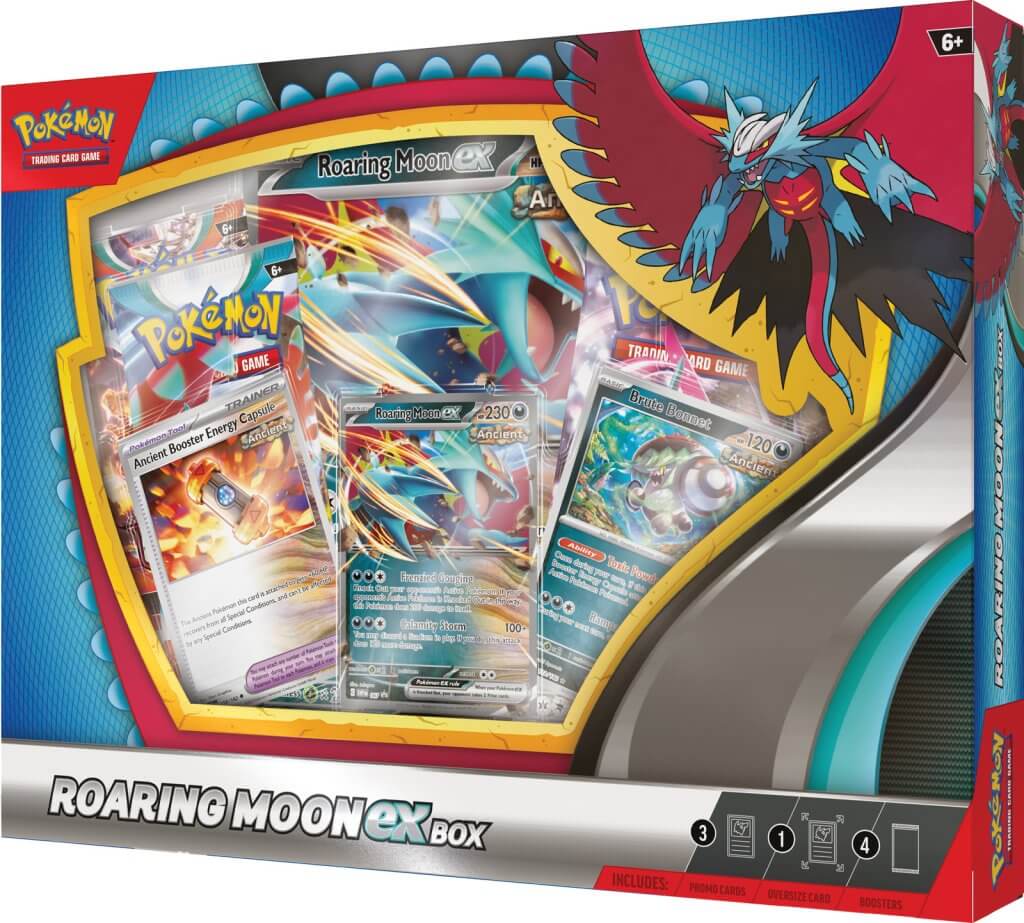 Pokemon TCG - Roaring Moon/Iron Valiant ex Box