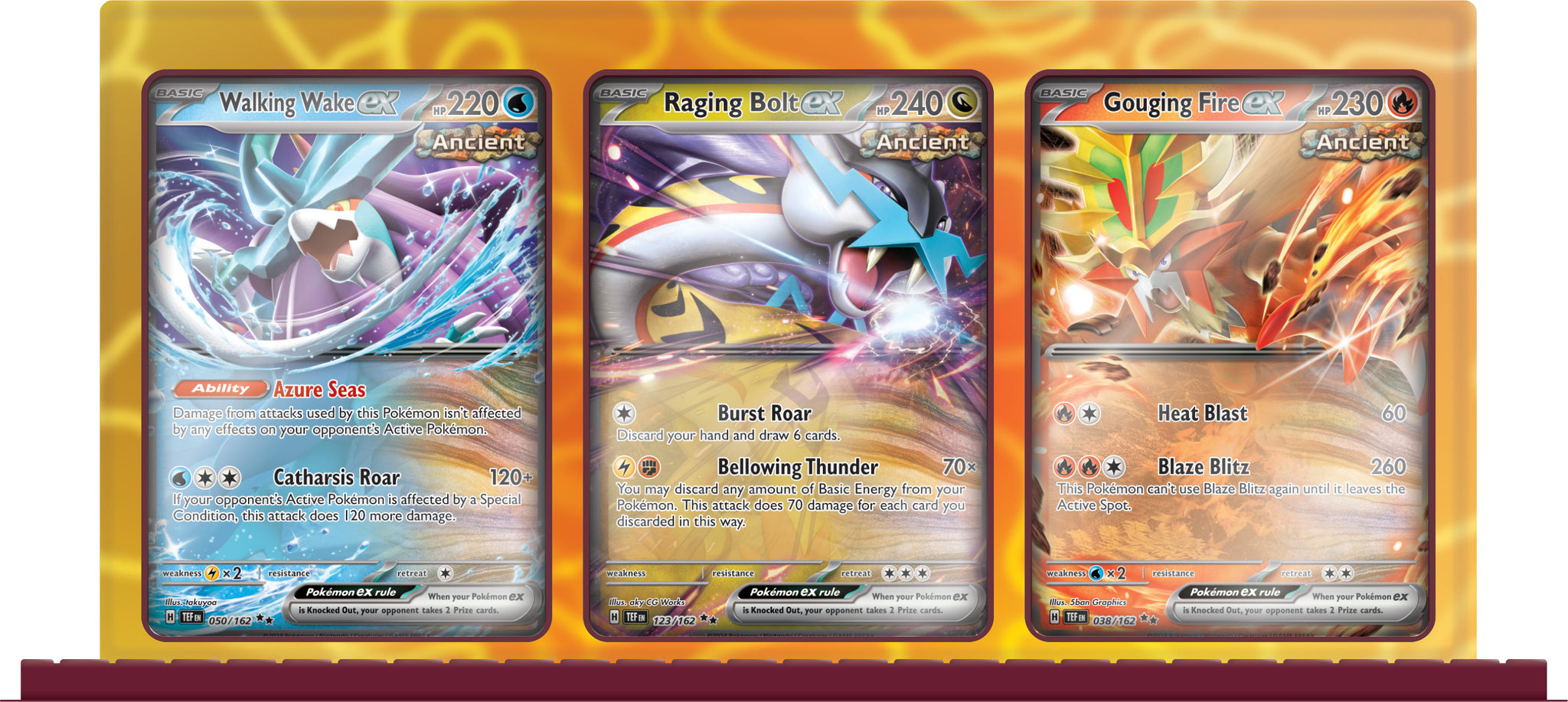 pokemon tcg paradox fury premium collection cards TCG: FAKE GOLD Custom Pokemon Game Selection:Lightning Yellow Hades Sorcerer of Eld