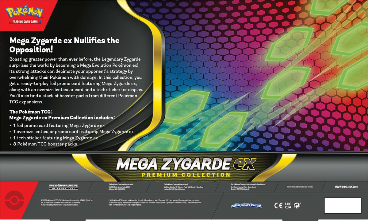 Pokemon TCG: Mega Zygarde ex Premium Collection