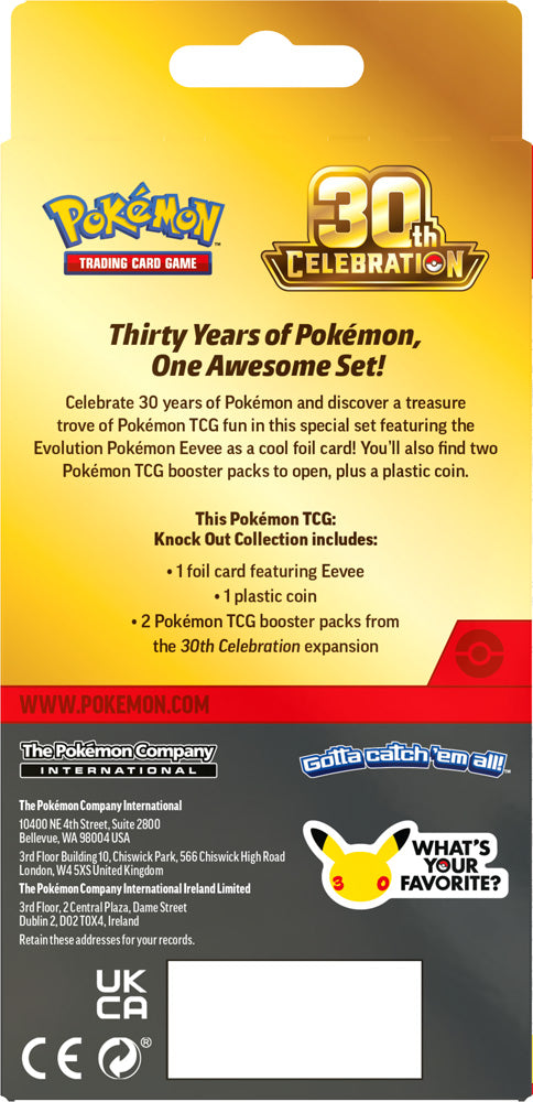 Pokemon TCG: 30th Celebration - Knock Out Collection
