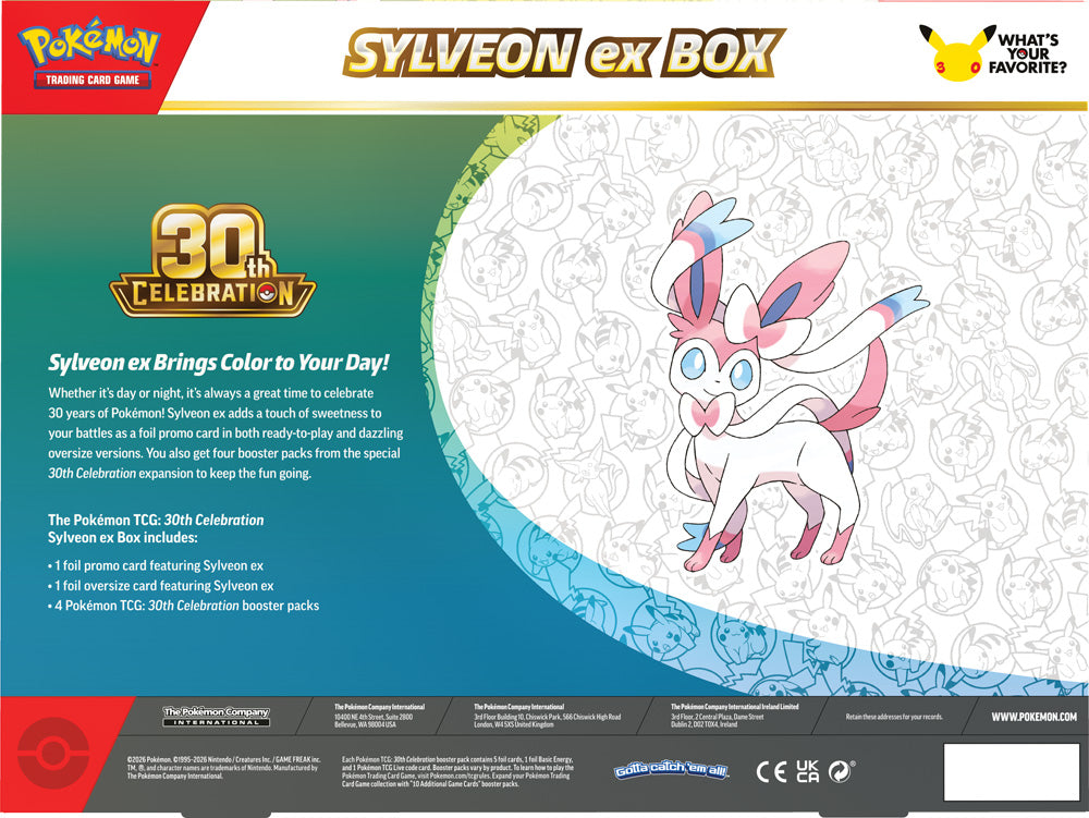 Pokemon TCG: 30th Celebration - Pokemon ex Box