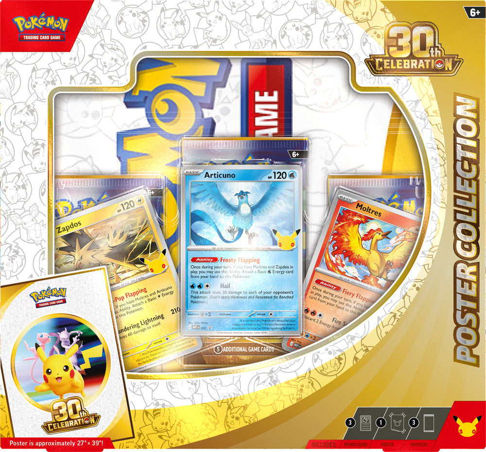 Pokemon TCG: 30th Celebration - Poster Collection