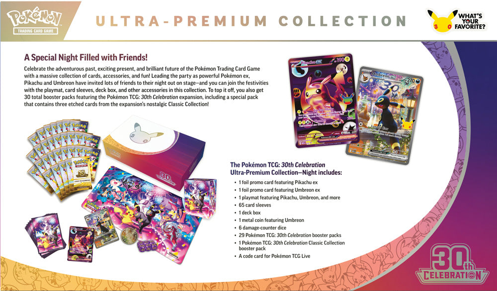 Pokemon TCG: 30th Celebration - Ultra-Premium Collection