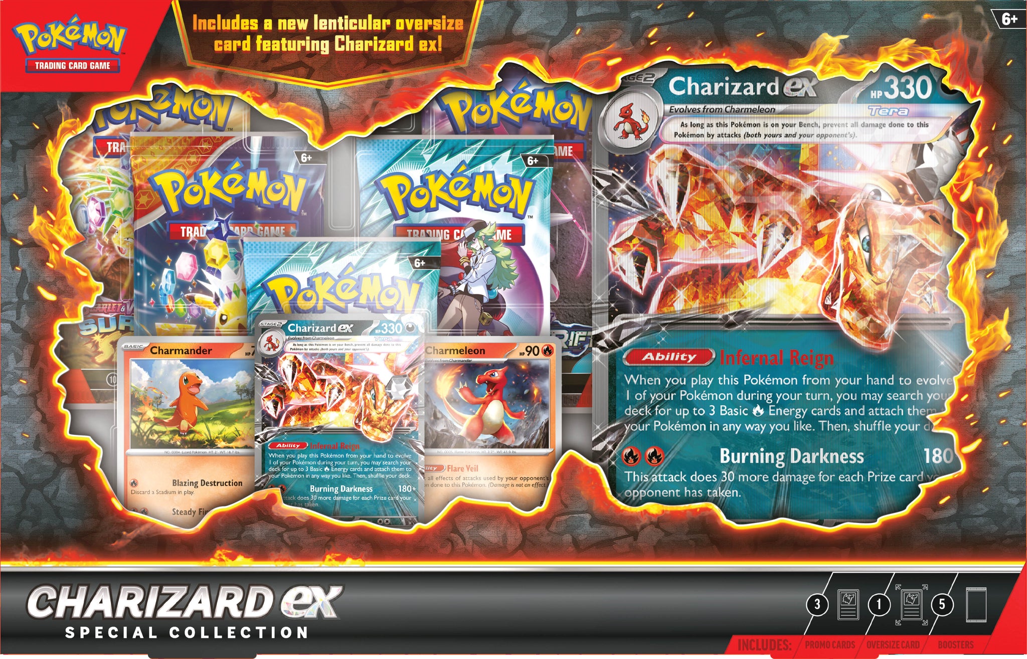 Pokemon TCG: Charizard ex Special Collection - Goldfields Toys & Games Pokemon TCG: Charizard ex Special Collection - Goldfields Toys & Games