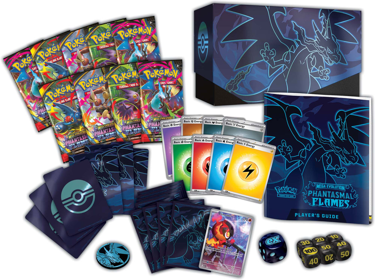 Pokemon TCG: Mega Evolution—Phantasmal Flames - Elite Trainer Box