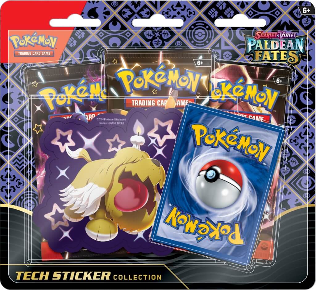 Pokemon TCG: Scarlet &amp; Violet - Paldean Fates Tech Sticker Collection