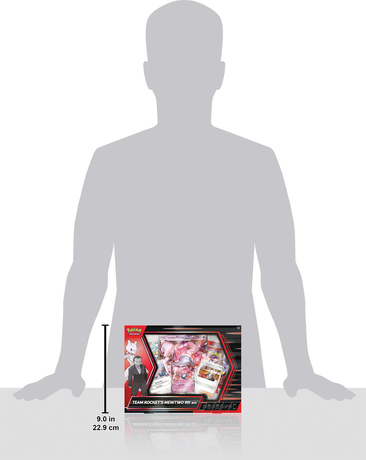 Pokemong TCG: Team Rocket's Mewtwo ex Box