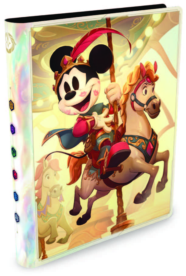 Disney Lorcana TCG: Lorebook Card Portfolio - Mickey & Minnie Mouse (Iconic)