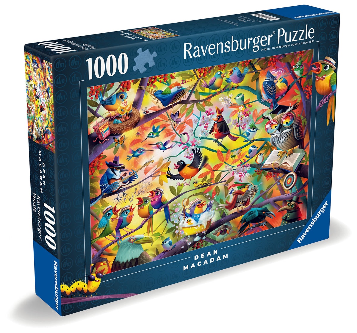 Dean MacAdam: Busy Birdies 1000pc [Ravensburger Puzzle]