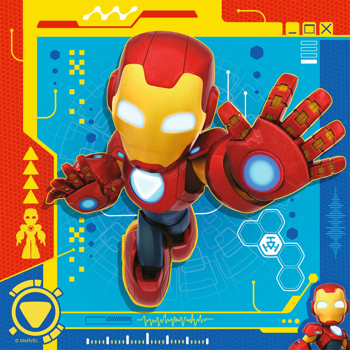 Marvel: Iron Man & His Awesome Friends 3x49pc [Ravensburger Puzzle]