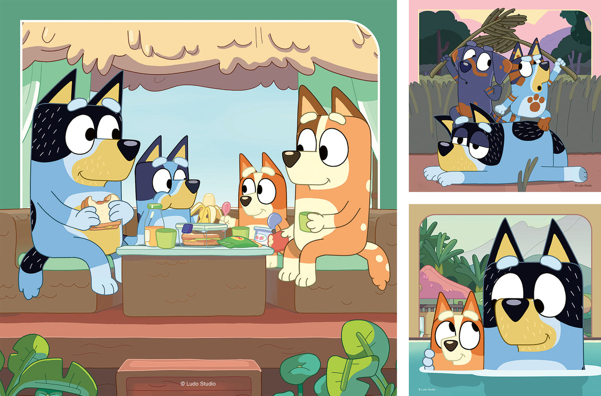 Bluey: Bluey's Adventures! 3x49pc [Ravensburger Puzzle]