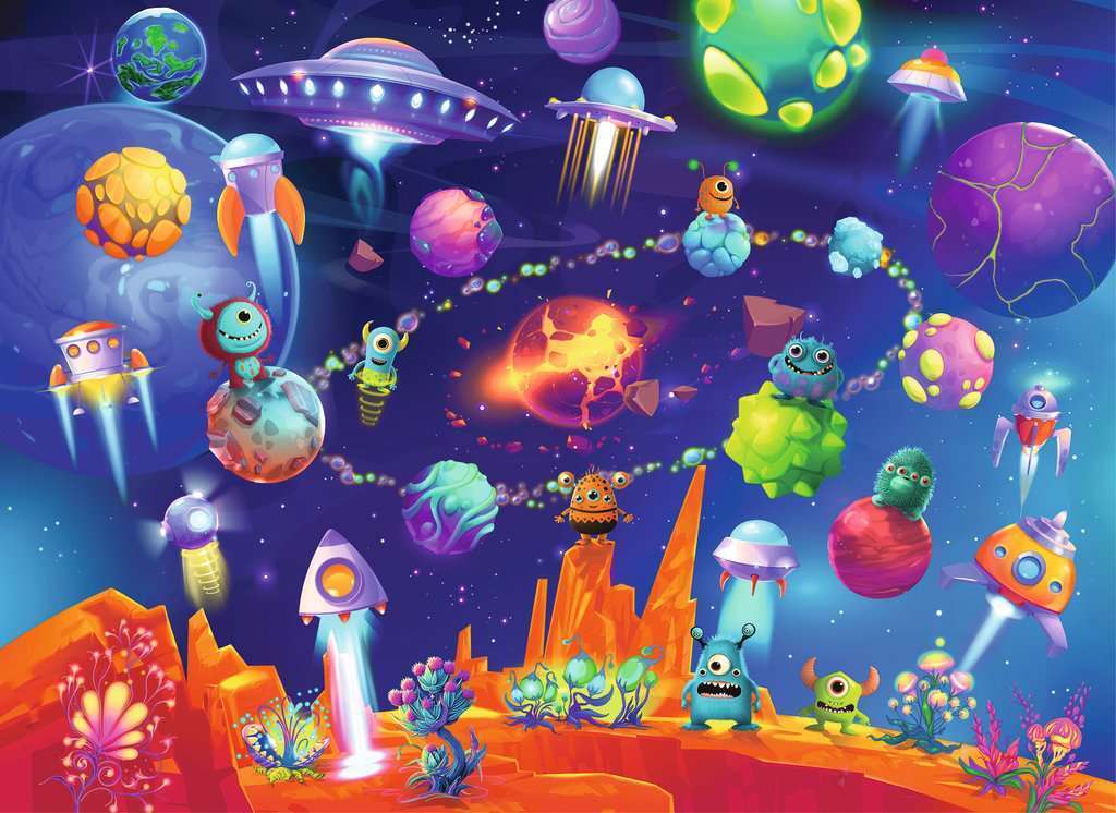 Space Aliens 60pc [Ravensburger Puzzle]