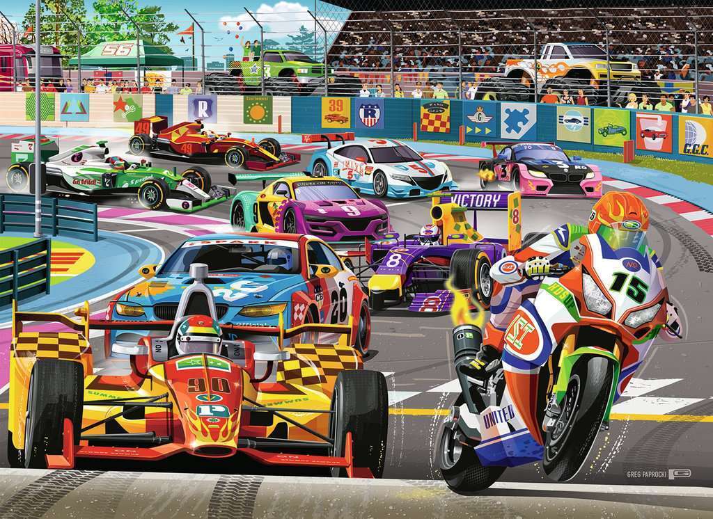 Racetrack Rally 60pc [Ravensburger Puzzle]