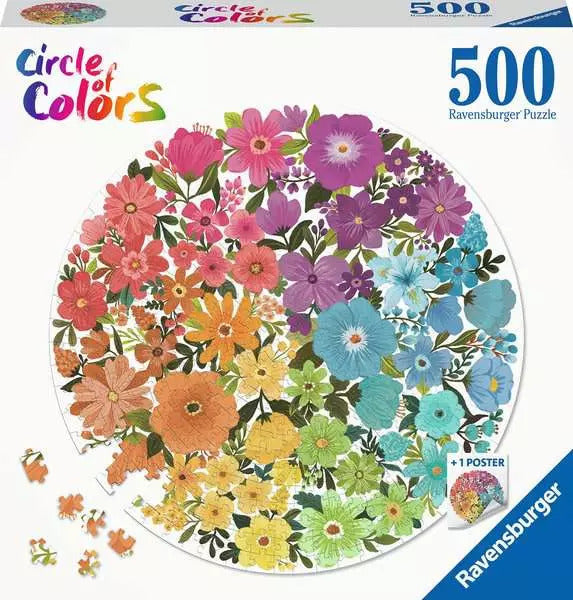 Circle of Colours: Flowers 500pc [Ravensburger Puzzle]