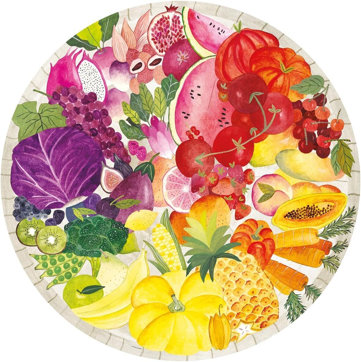 Circle of Colours: Fruits & Vegetables 500pc [Ravensburger Puzzle]