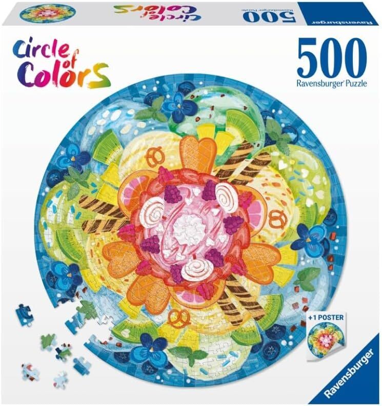 Circle of Colours: Ice Cream 500pc [Ravensburger Puzzle]