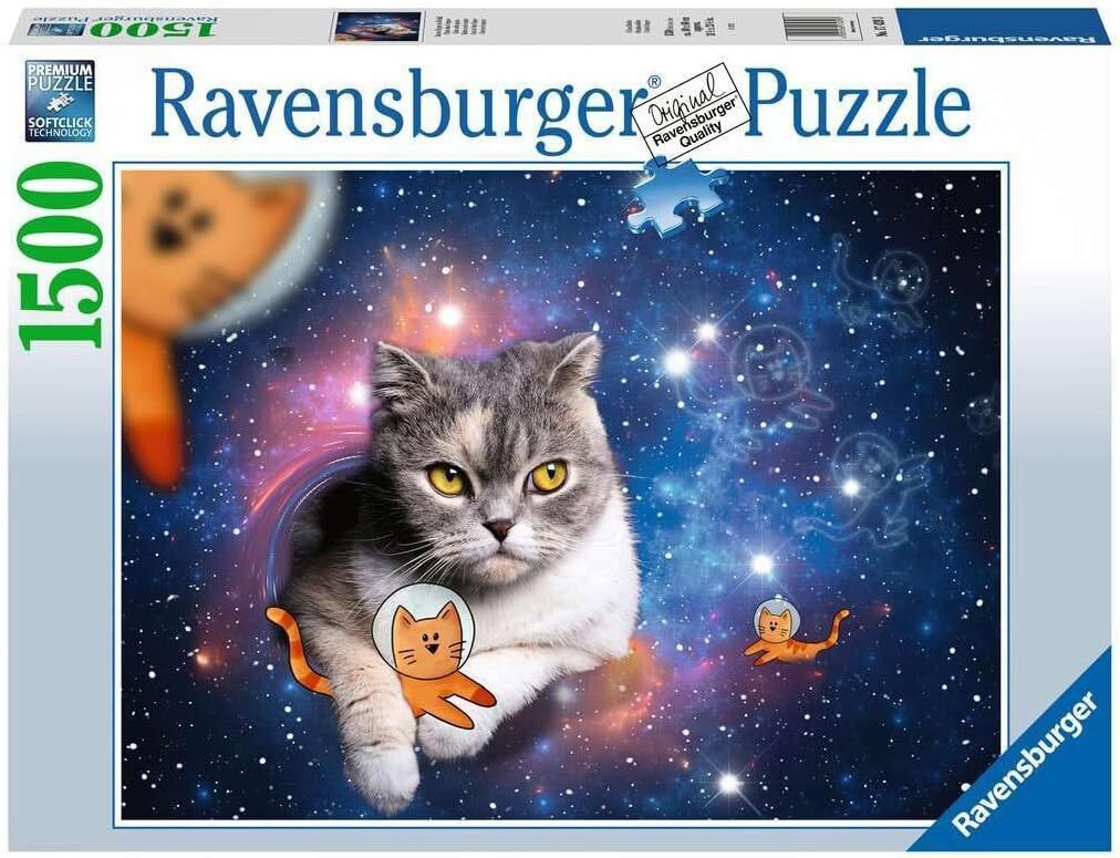 Cats Flying to Outer Space 1500pc [Ravensburger Puzzle]