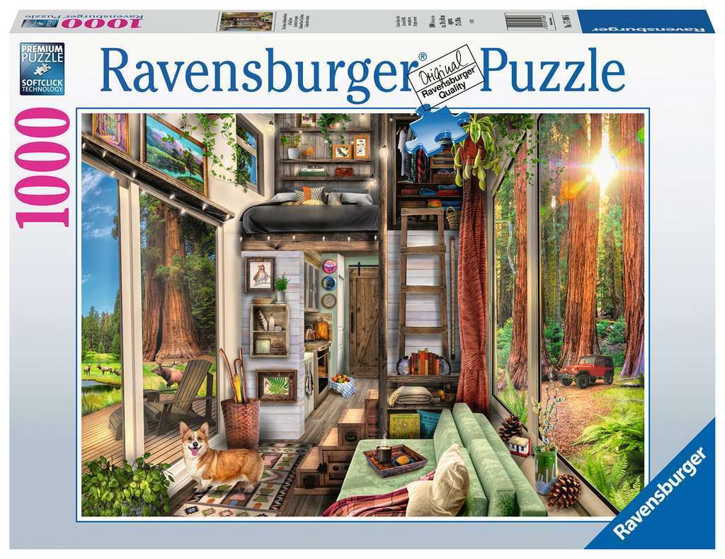 Redwood Forest Tiny House 1000pc [Ravensburger Puzzle]
