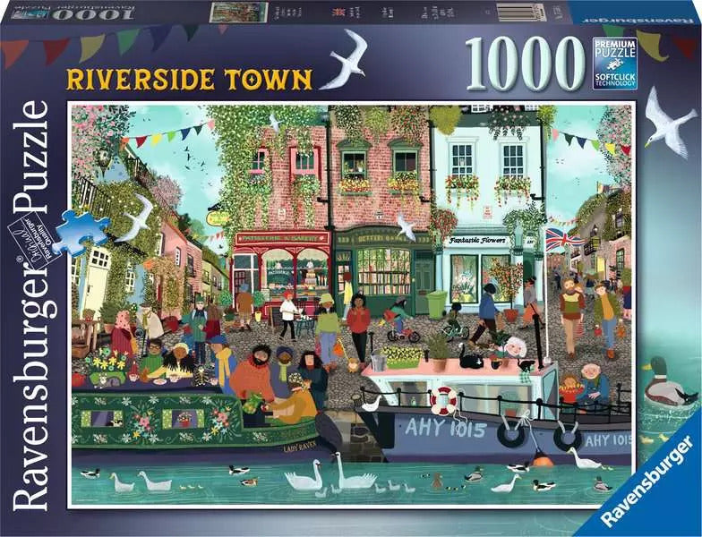 Riverside Town 1000pc [Ravensburger Puzzle]