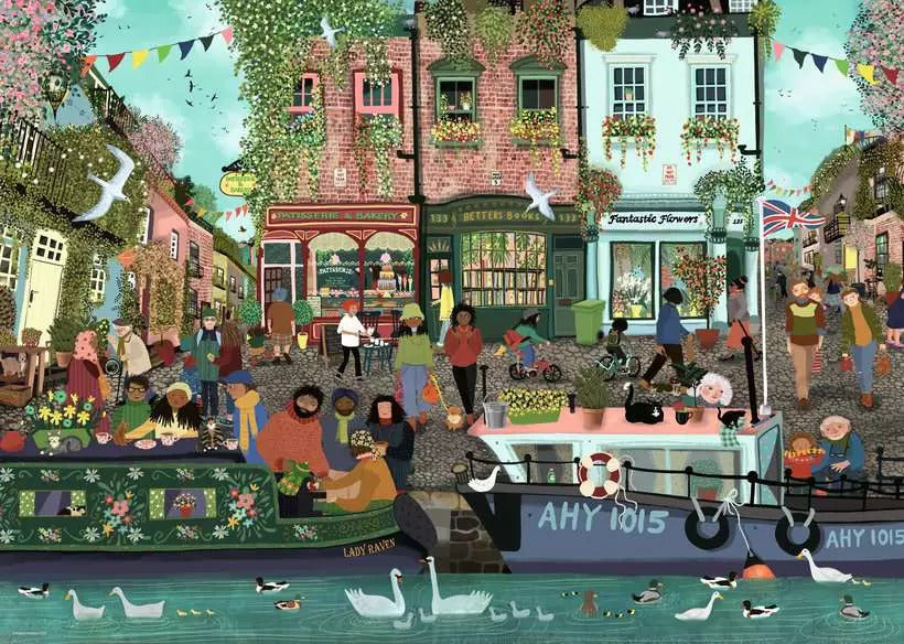 Riverside Town 1000pc [Ravensburger Puzzle]