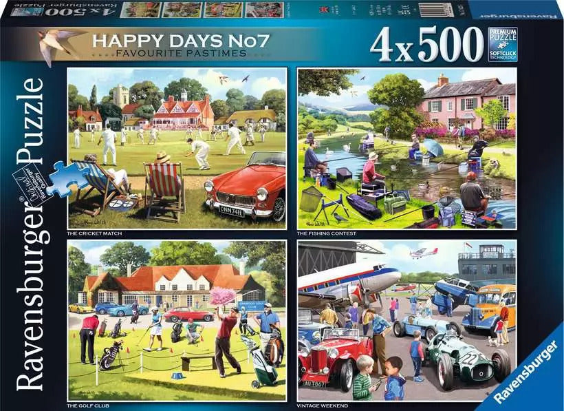 Favourite Pastimes 4x500pc [Ravensburger Puzzle]