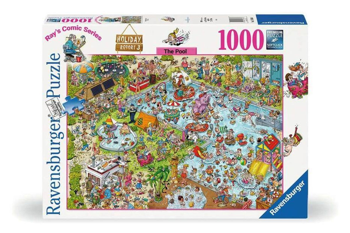 Holiday Resort No.3 - The Pool 1000pc [Ravensburger Puzzle]