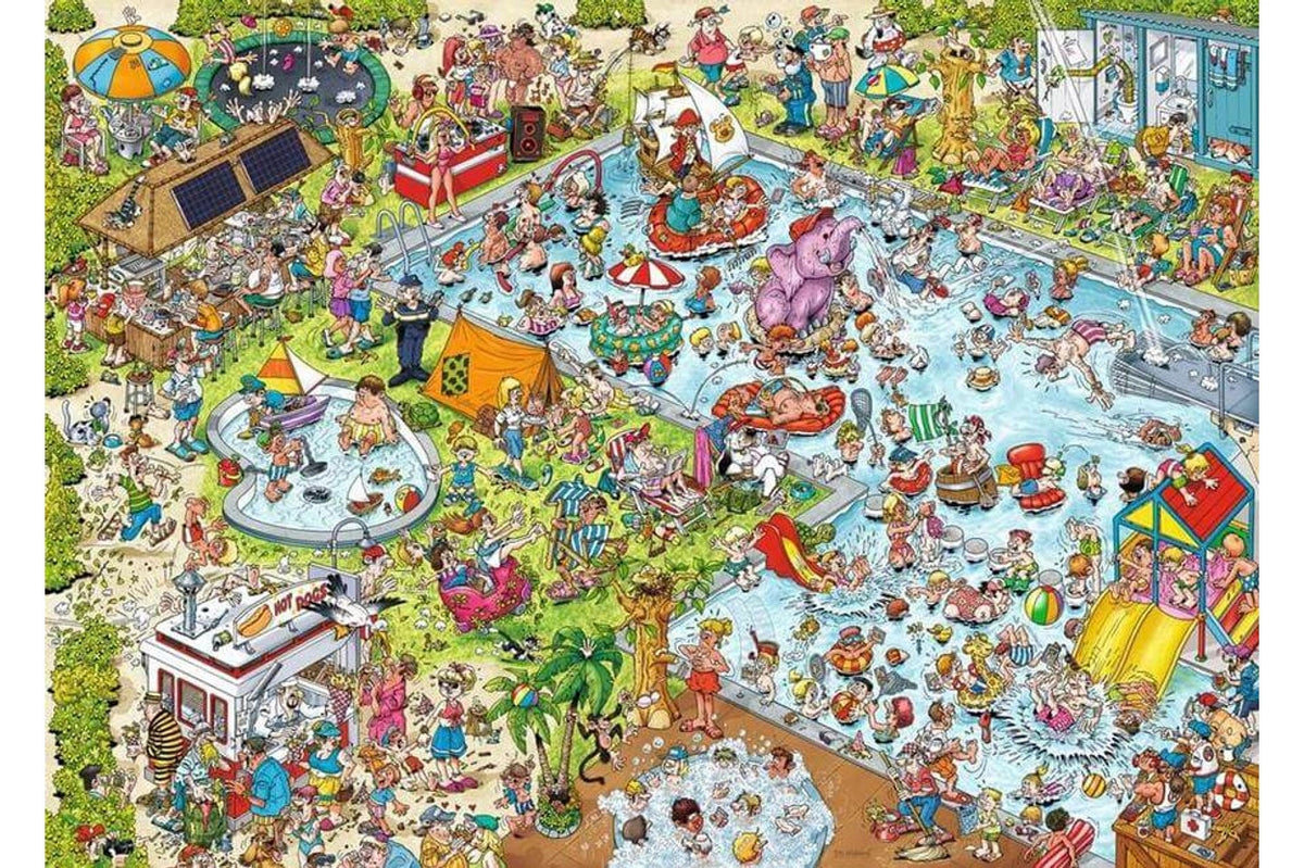 Holiday Resort No.3 - The Pool 1000pc [Ravensburger Puzzle]