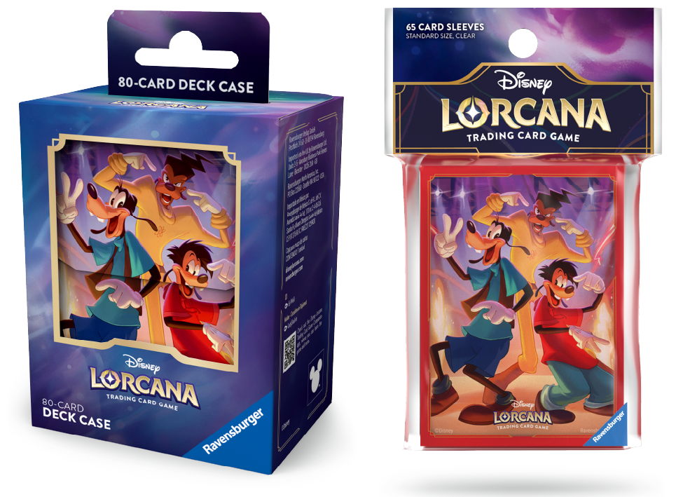 Disney Lorcana TCG: Card Sleeves & Deck Box Combo - Goof Troop