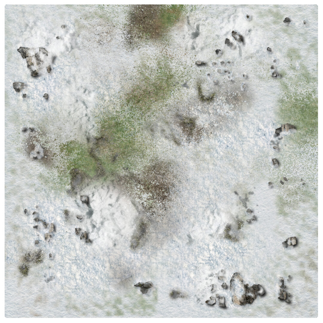 Winter Snowscape Gaming Mat 3x3 (Battle Systems)