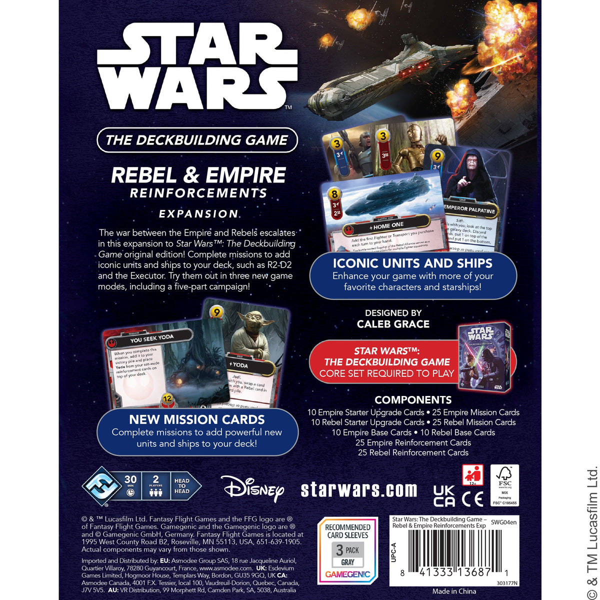 Star Wars: The Deckbuilding Game - Rebel & Empire Reinforcements (Expansion)