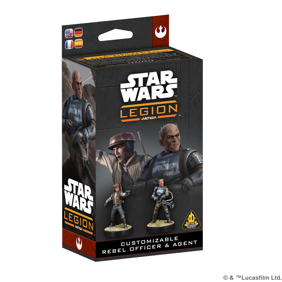 Customizable Rebel Officer & Agent [Star Wars: Legion]