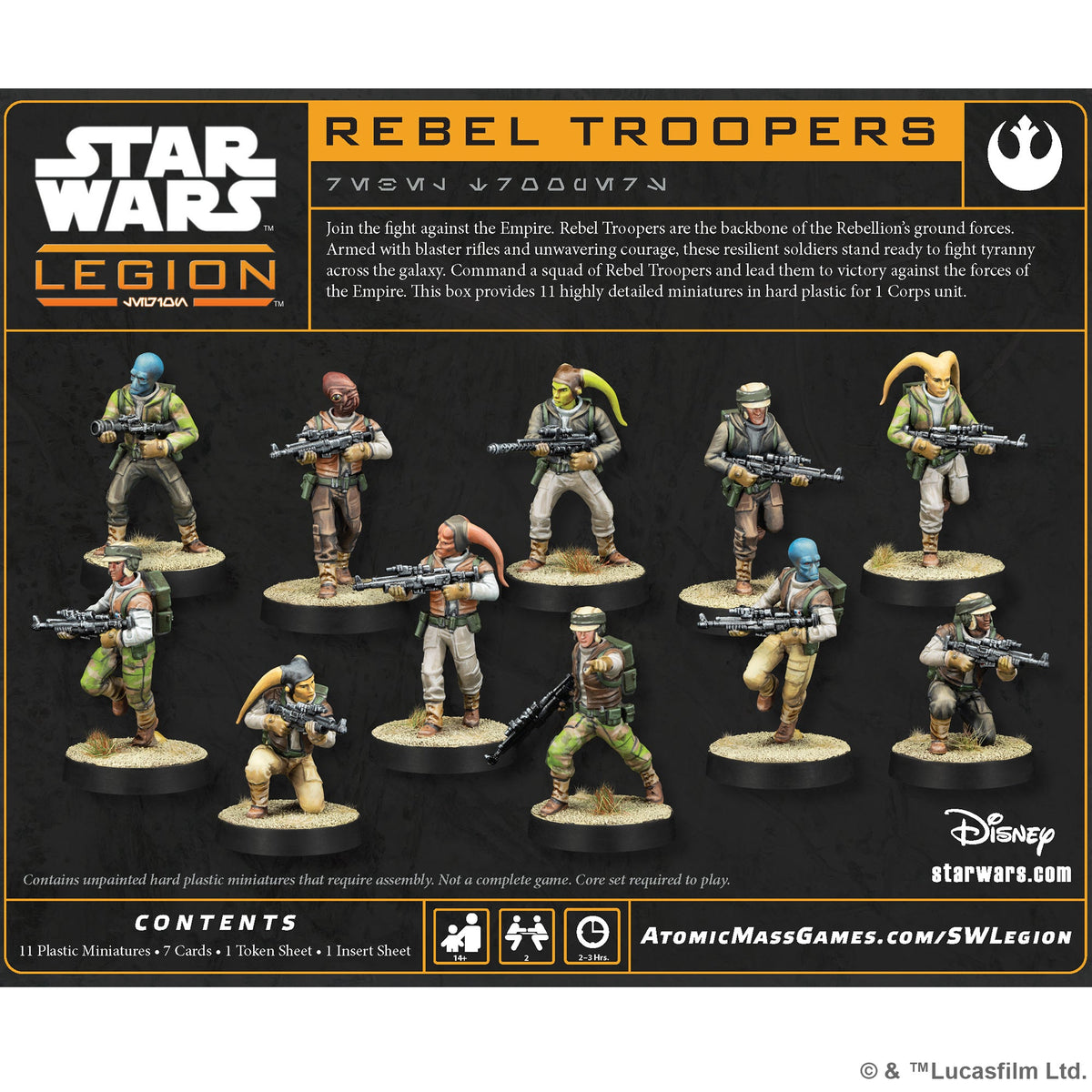 Rebel Troopers - Unit Expansion [Star Wars: Legion]