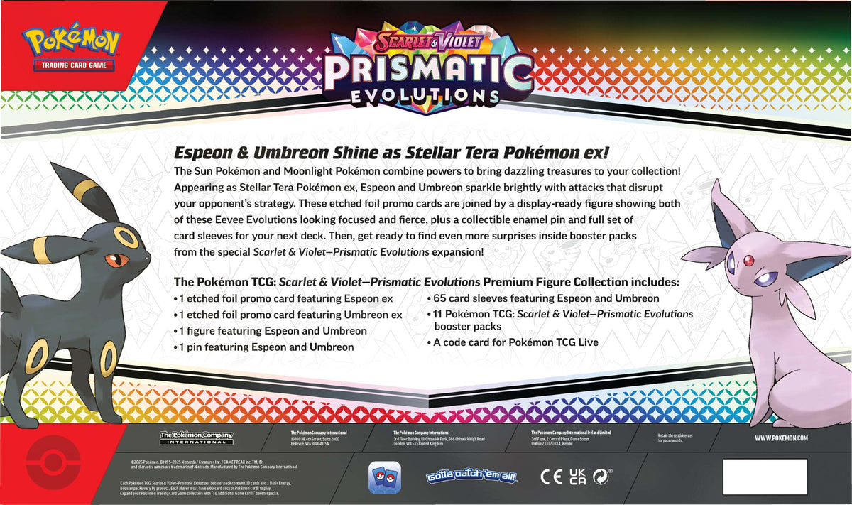 Pokemon TCG: Scarlet & Violet—Prismatic Evolutions - Premium Figure Collection