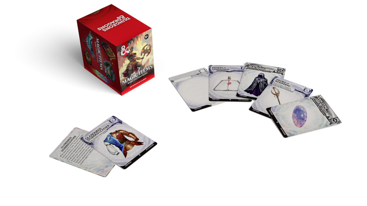 D&D Magic Items: Rare & Very Rare - Reference Cards