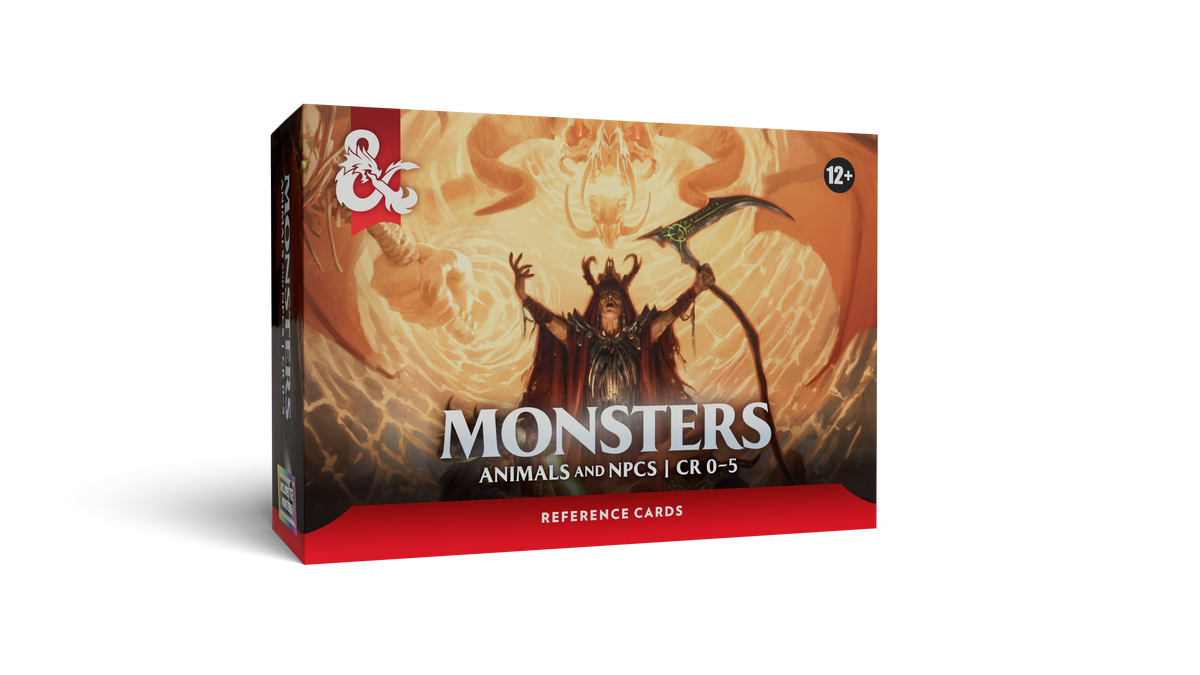 D&D Monsters: Animals & NPCs - Reference Cards