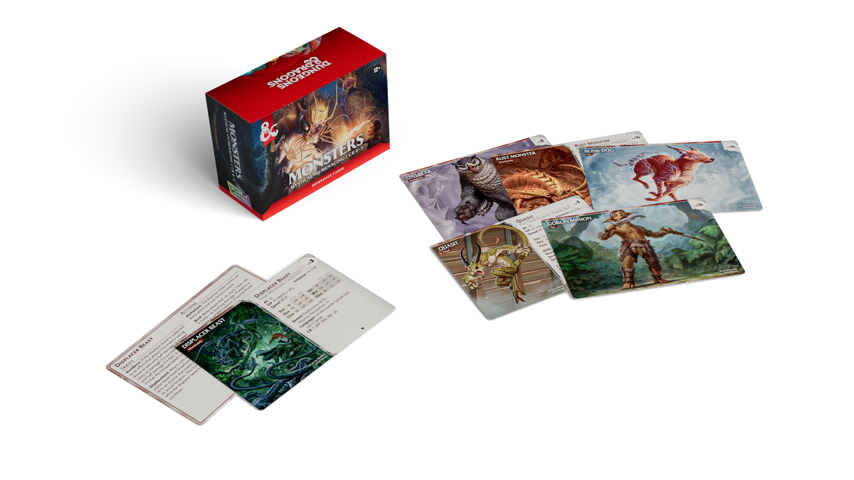 D&D Monsters: Mystical & Menacing - Reference Cards