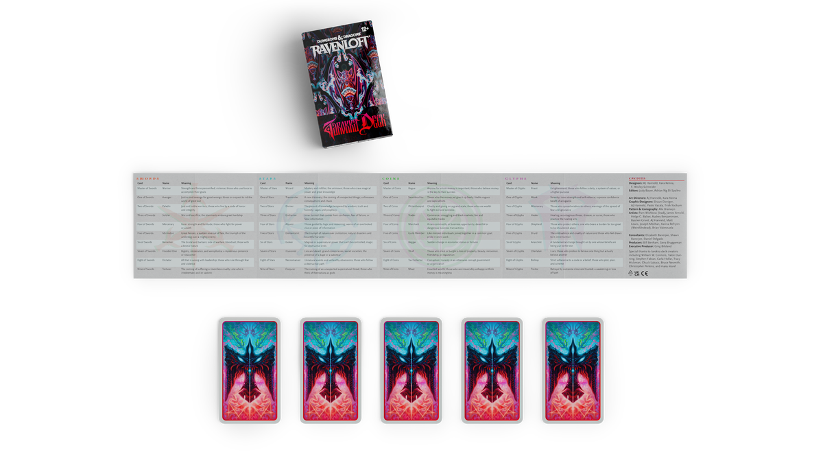 D&D Ravenloft: The Horrors Within - Tarokka Deck