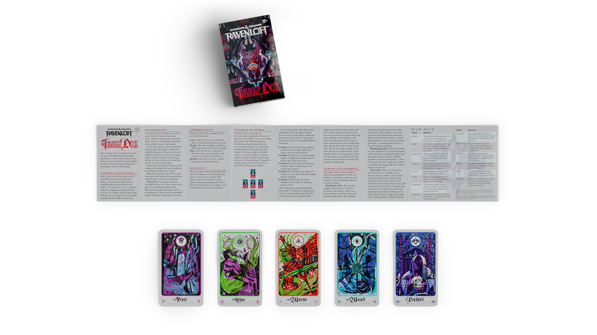 D&D Ravenloft: The Horrors Within - Tarokka Deck