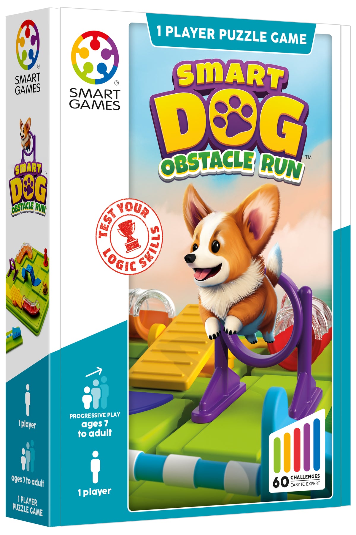 Smart Dog Obstacle Run (1-Player Puzzle Game) [Smart Games]
