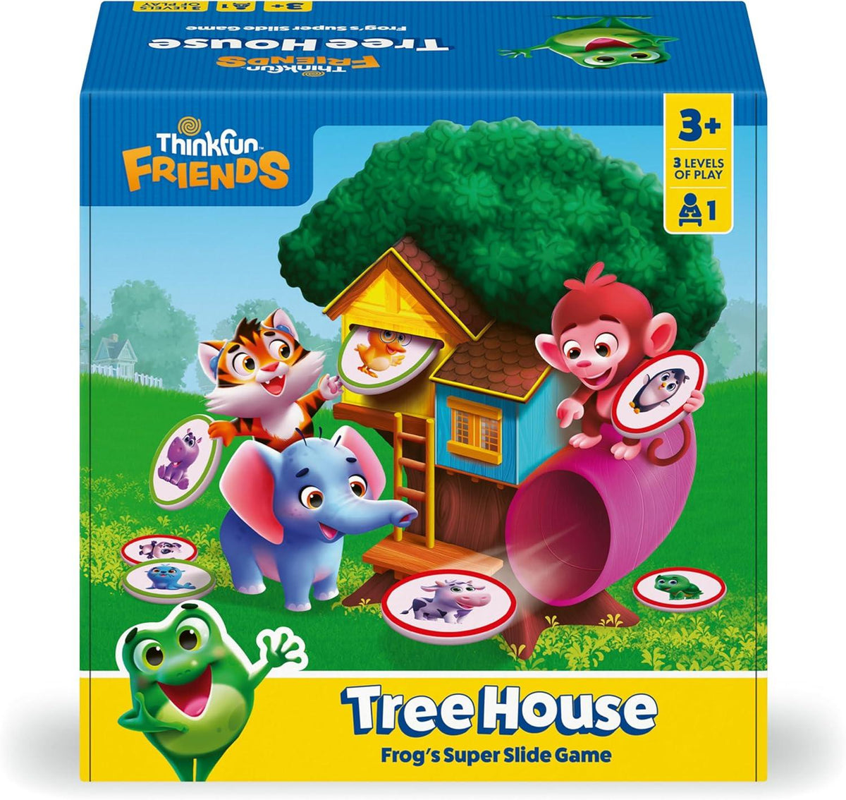 ThinkFun Friends: Tree House - Frog's Super Slide Game