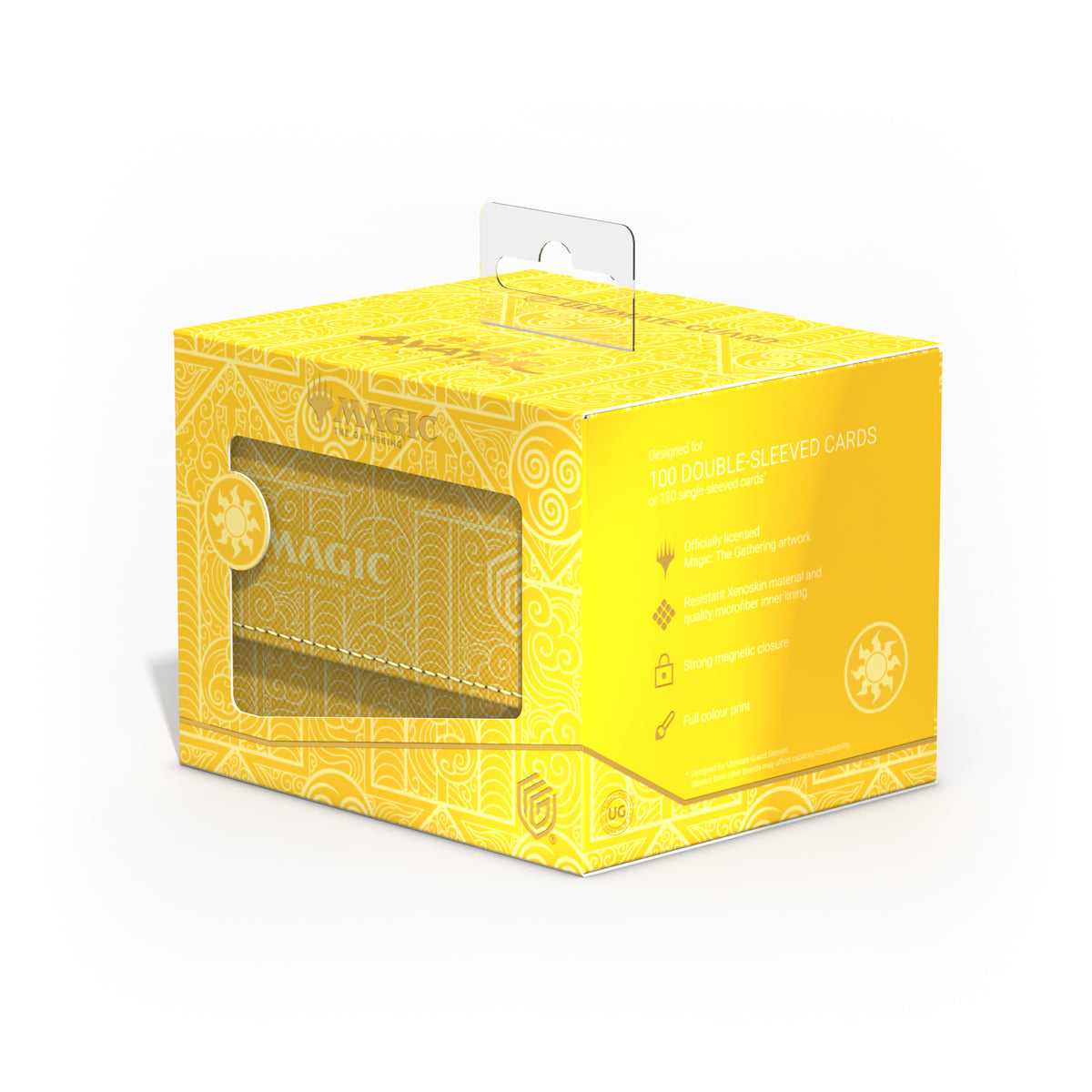 Ultimate Guard: XenoSkin Sidewinder 100+ Deck Box - Mana Symbol: White (MTG: Avatar)