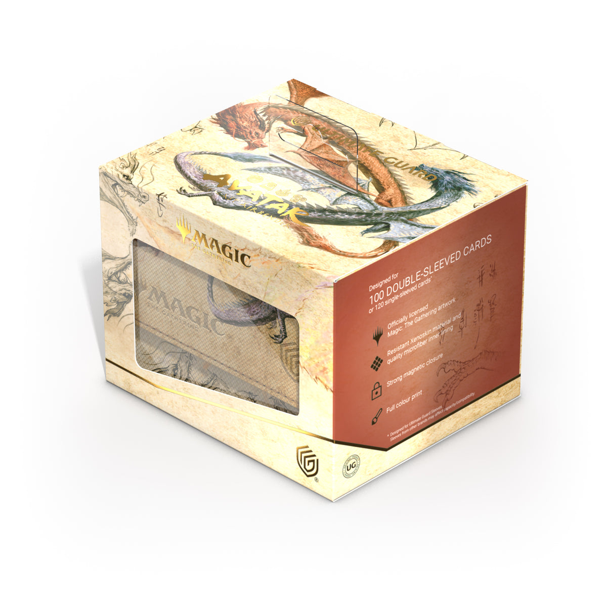Ultimate Guard: XenoSkin Sidewinder 100+ Deck Box - Ran and Shaw (MTG: Avatar)
