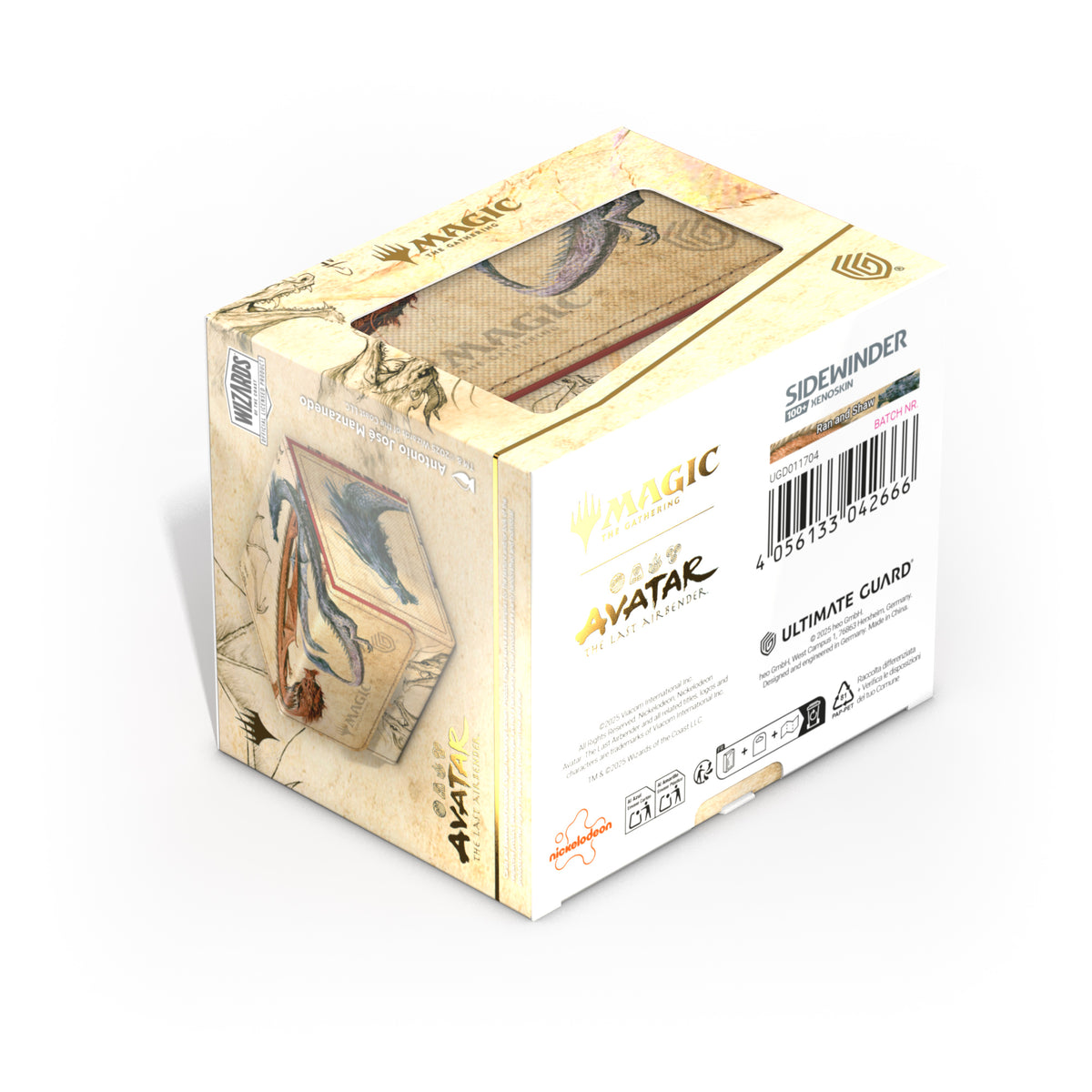 Ultimate Guard: XenoSkin Sidewinder 100+ Deck Box - Ran and Shaw (MTG: Avatar)