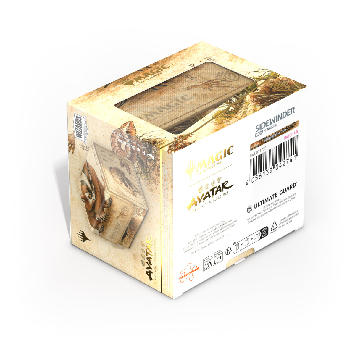 Ultimate Guard: XenoSkin Sidewinder 100+ Deck Box - Badgermole Cub (MTG: Avatar)