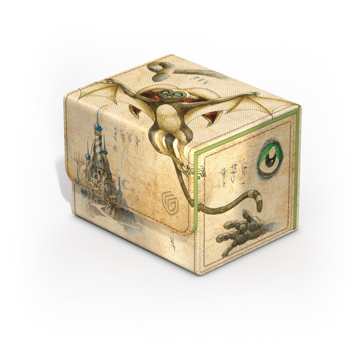 Ultimate Guard: XenoSkin Sidewinder 100+ Deck Box - Momo, Friendly Flier (MTG: Avatar)