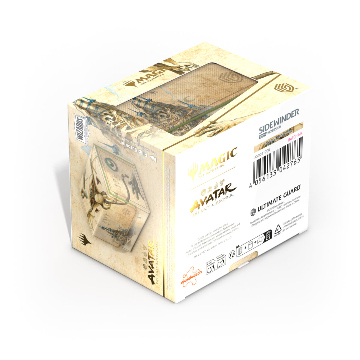 Ultimate Guard: XenoSkin Sidewinder 100+ Deck Box - Momo, Friendly Flier (MTG: Avatar)