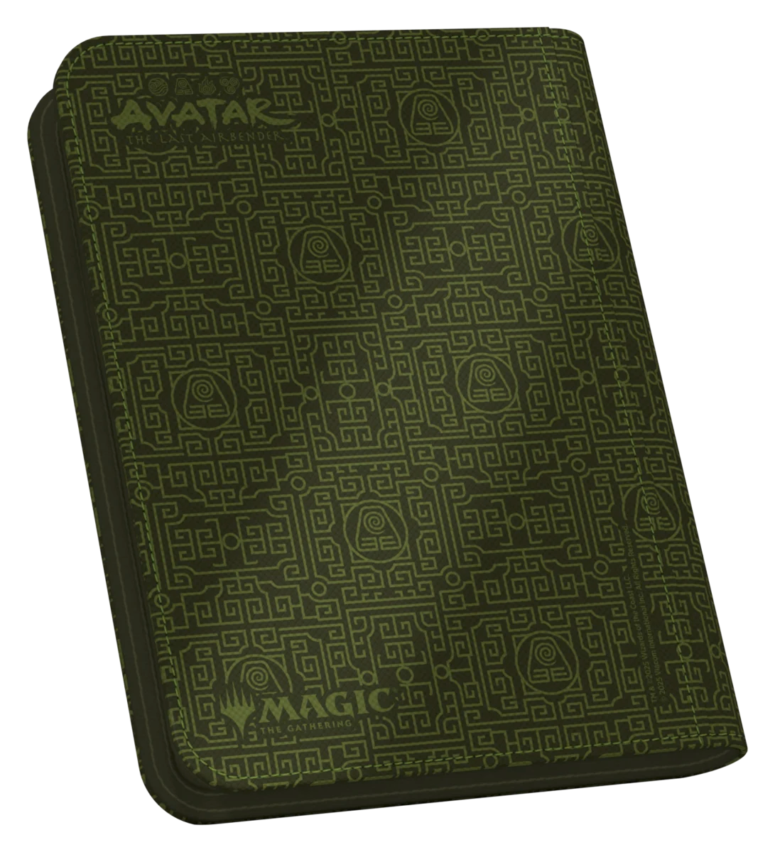 Ultimate Guard: XenoSkin Zipfolio 160 - Green Mana (MTG: Avatar)