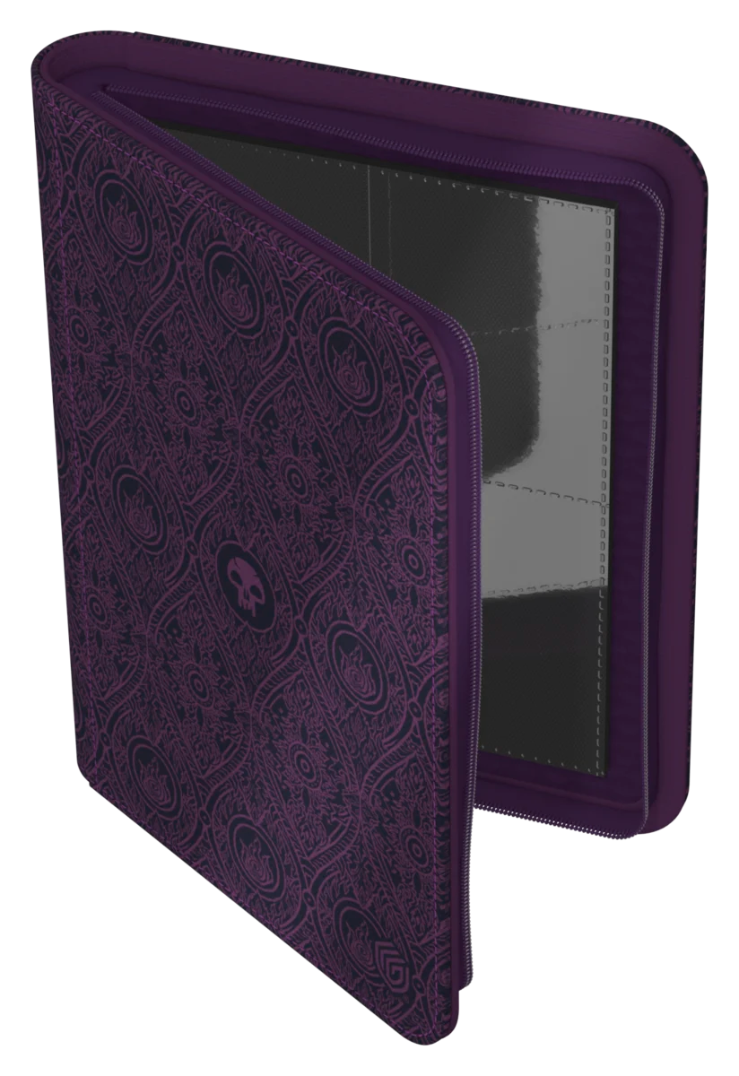 Ultimate Guard: XenoSkin Zipfolio 160 - Black Mana (MTG: Avatar)